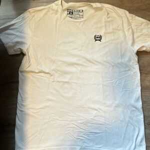 XL Cinch Denim Tee in Oatmeal